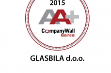Glasbila d.o.o. prejela CERTIFIKAT ODLIČNOSTI AA+